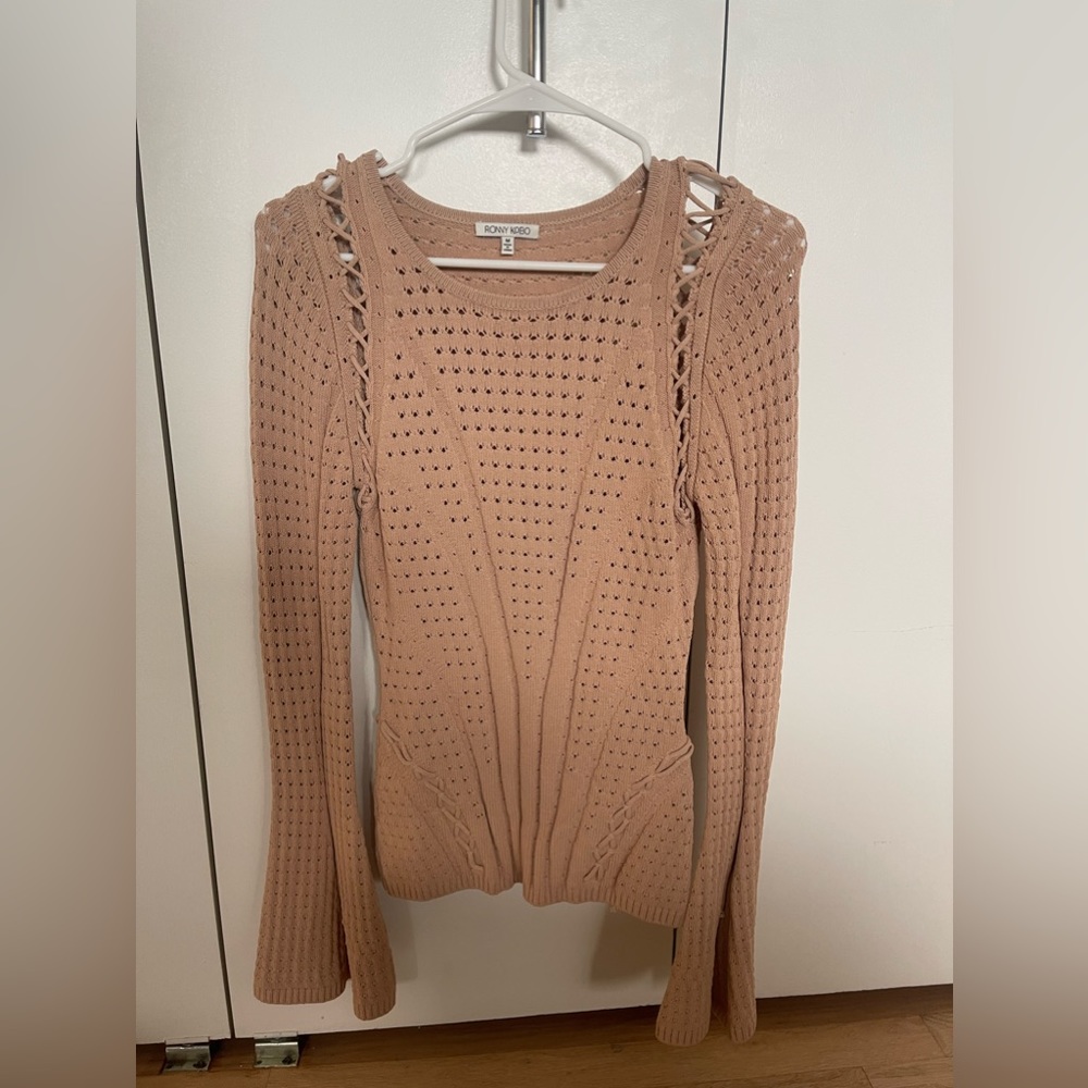 Ronny Kobo sweater top, size M.
